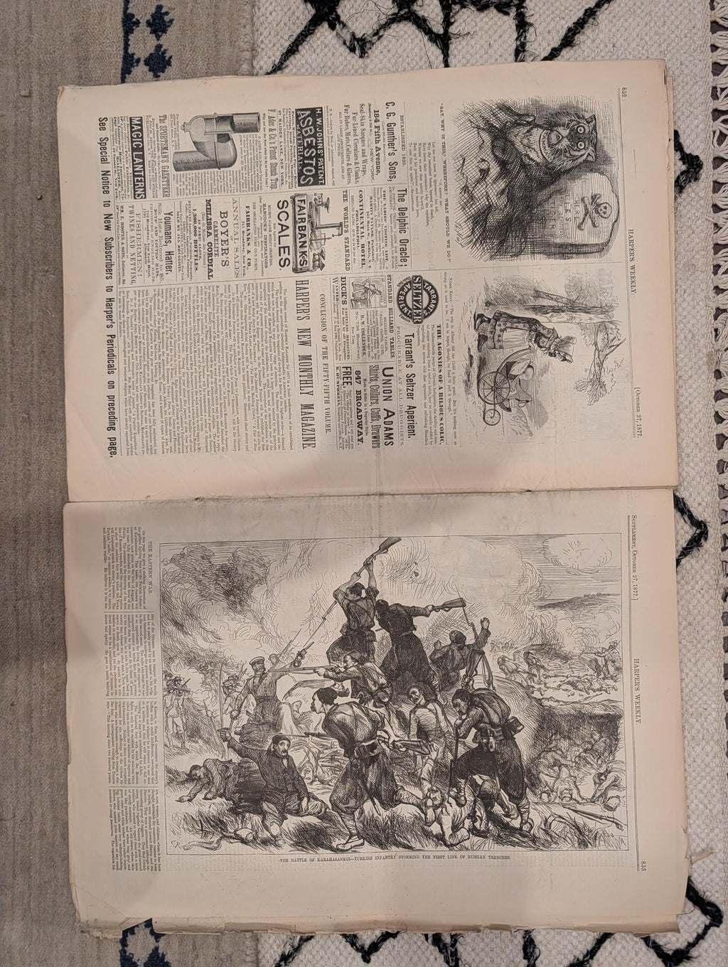 1877 Custer Funeral West Point, Bulgarian Village, Nast — Oct 27