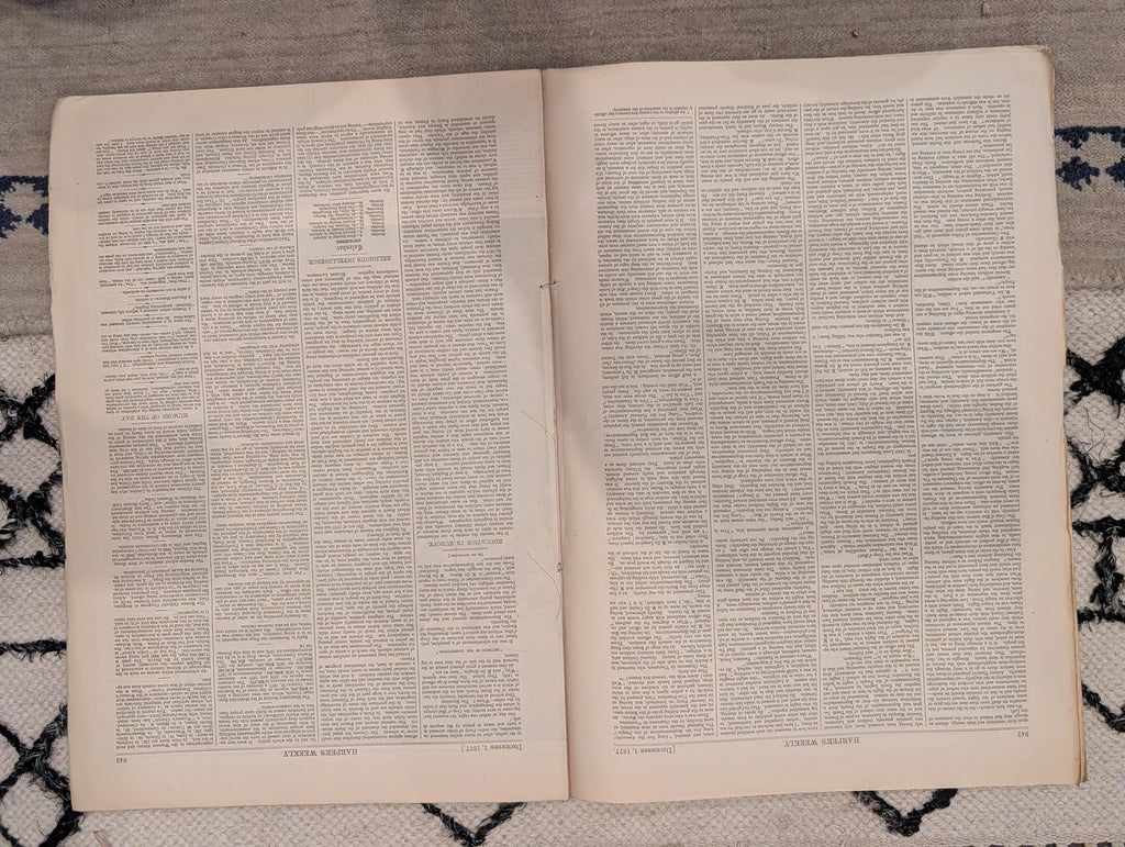 1877 Morton Funeral, Plevna Skirmish Circassians, Nast, Doctors — Dec 1