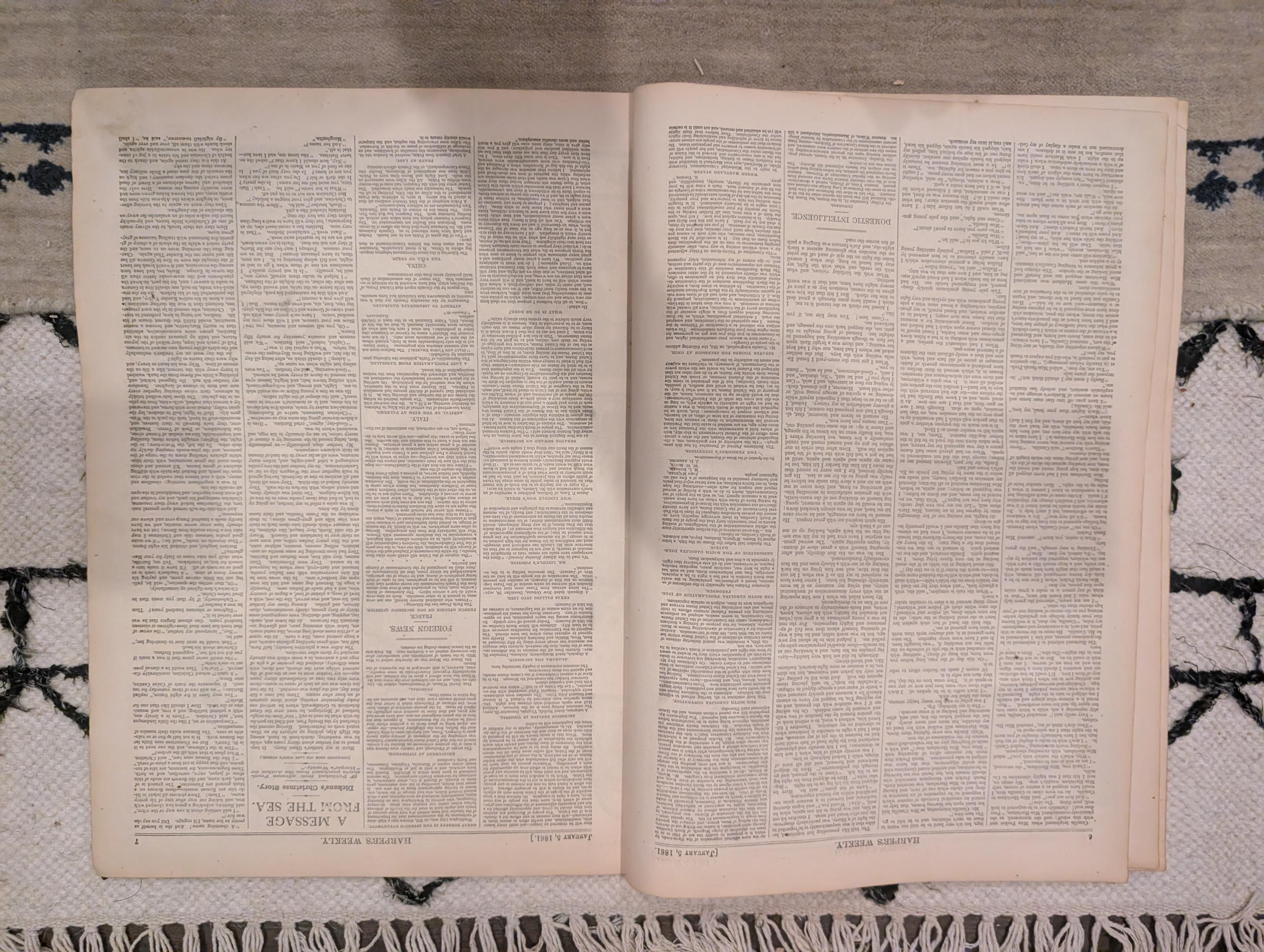 1861 Winslow Homer Georgia Delegation Harper's Weekly Jan 05 Dickens