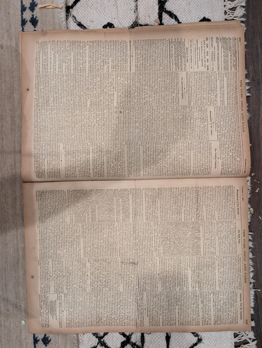 1869 Turf Field and Farm — Baseball Convention, English Derby, Chess, Horse Racing, Dec 17