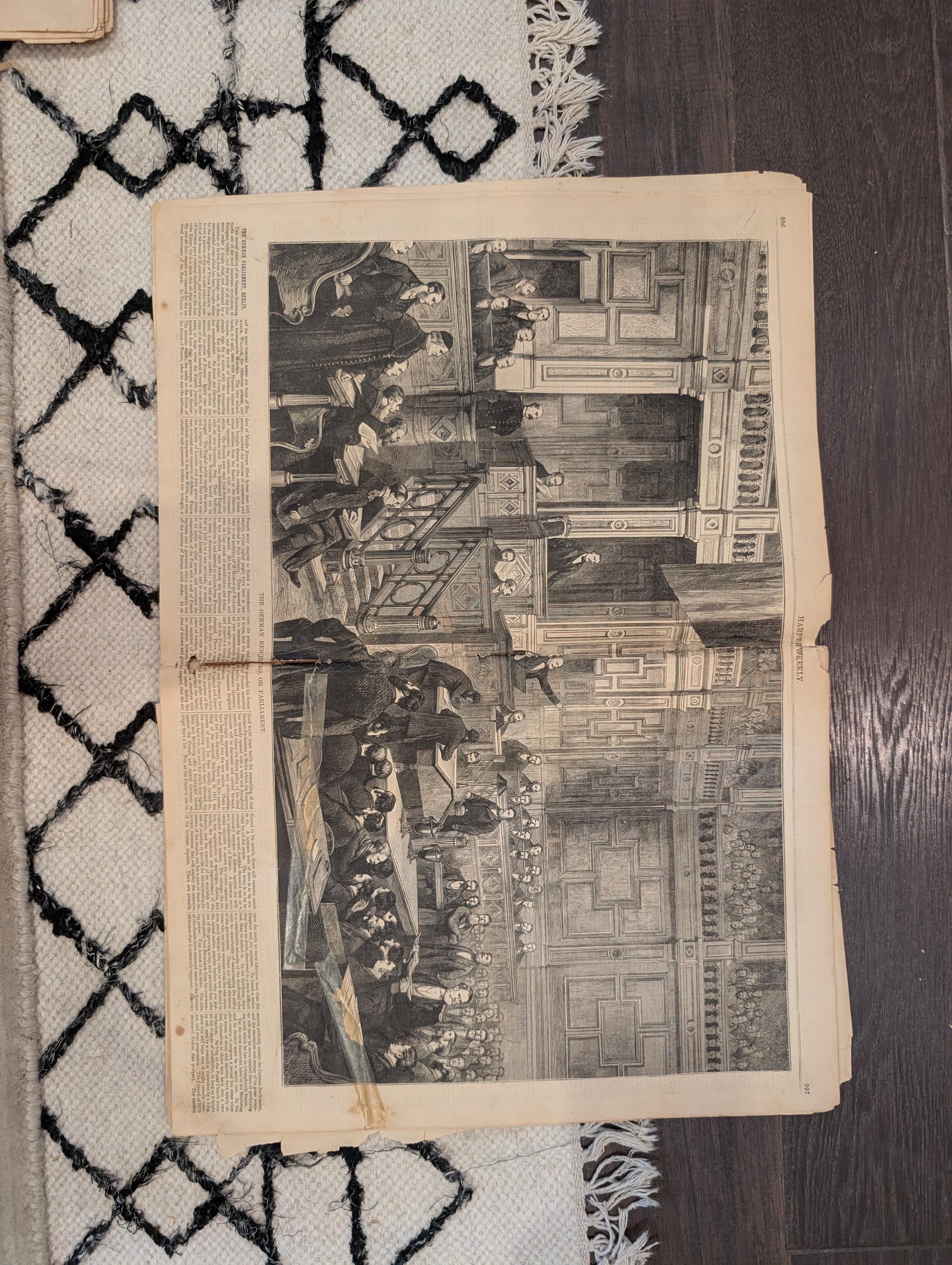 1874 Nast on Grant, Nero Centerfold, Arctic Discovery, Hogarth — Dec 5