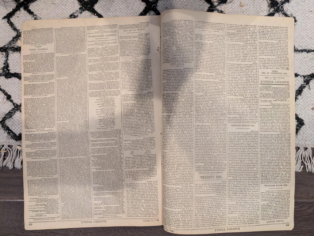 Harper’s Weekly – May 17, 1862 – Farragut Enters the Mississippi • Fort Macon Bombarded • Winslow Homer Front Page