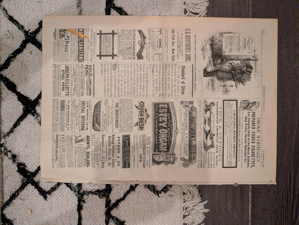 1881 Guiteau Trial, Nast Double, HMS Inflexible, Thanksgiving, Alliance Cruise — Nov 26