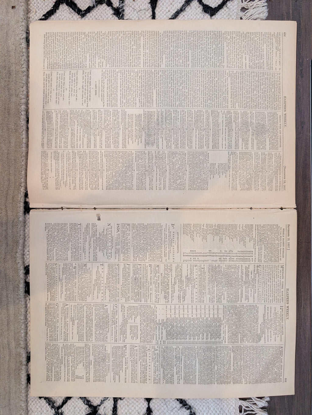 1857 Brigham Young Utah Harper's Weekly September 19 Malay Pirates Nazareth