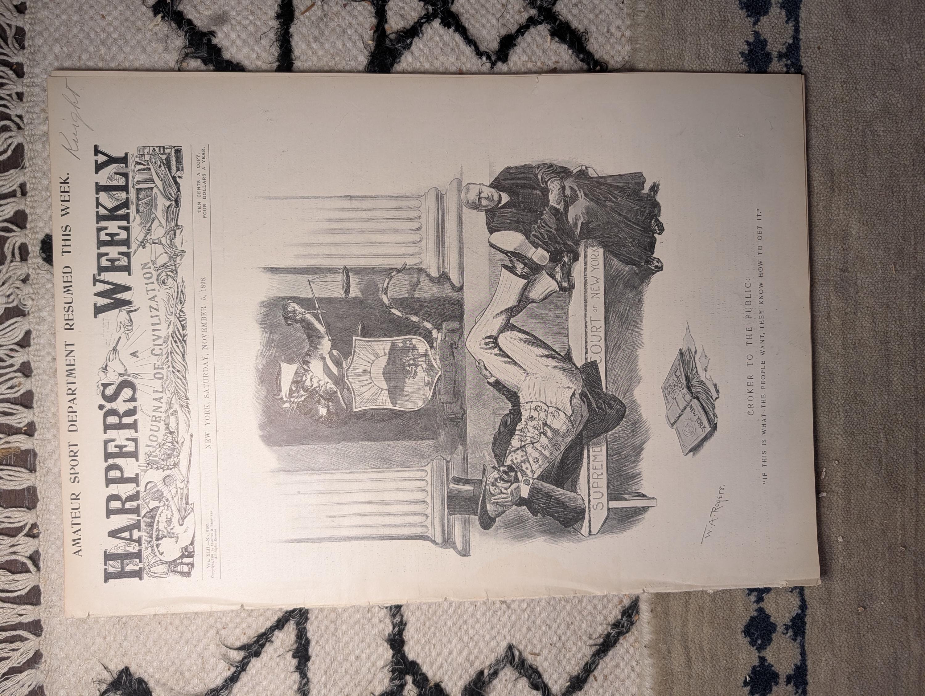 1898 Independence Hall Restored, Hobson & Merrimac Crew, Peace Jubilee — Nov 5