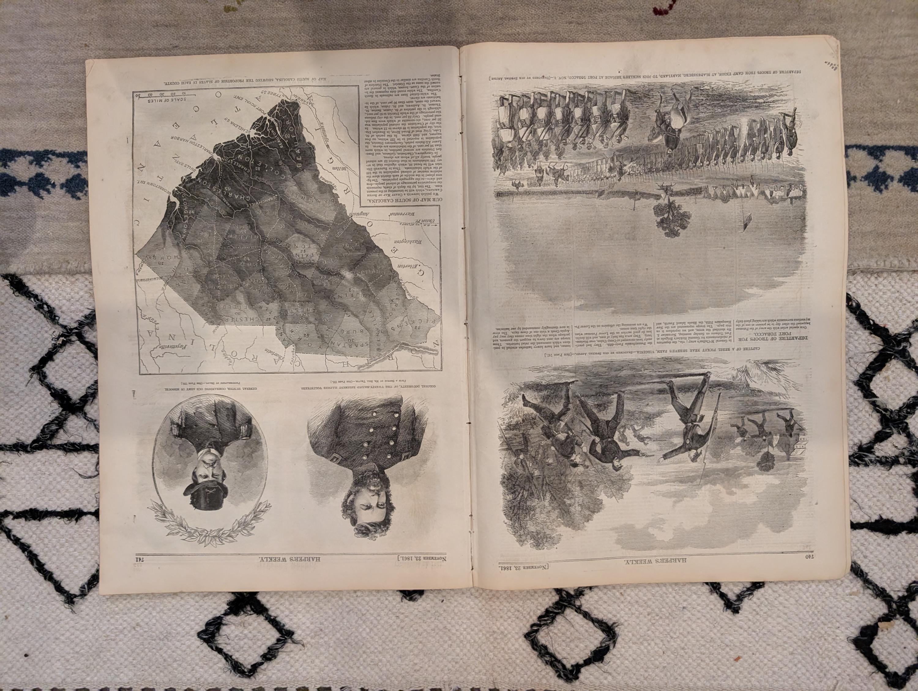 1861 Winslow Homer Songs of War Harper's Weekly Nov 23 Jim Lane Missouri