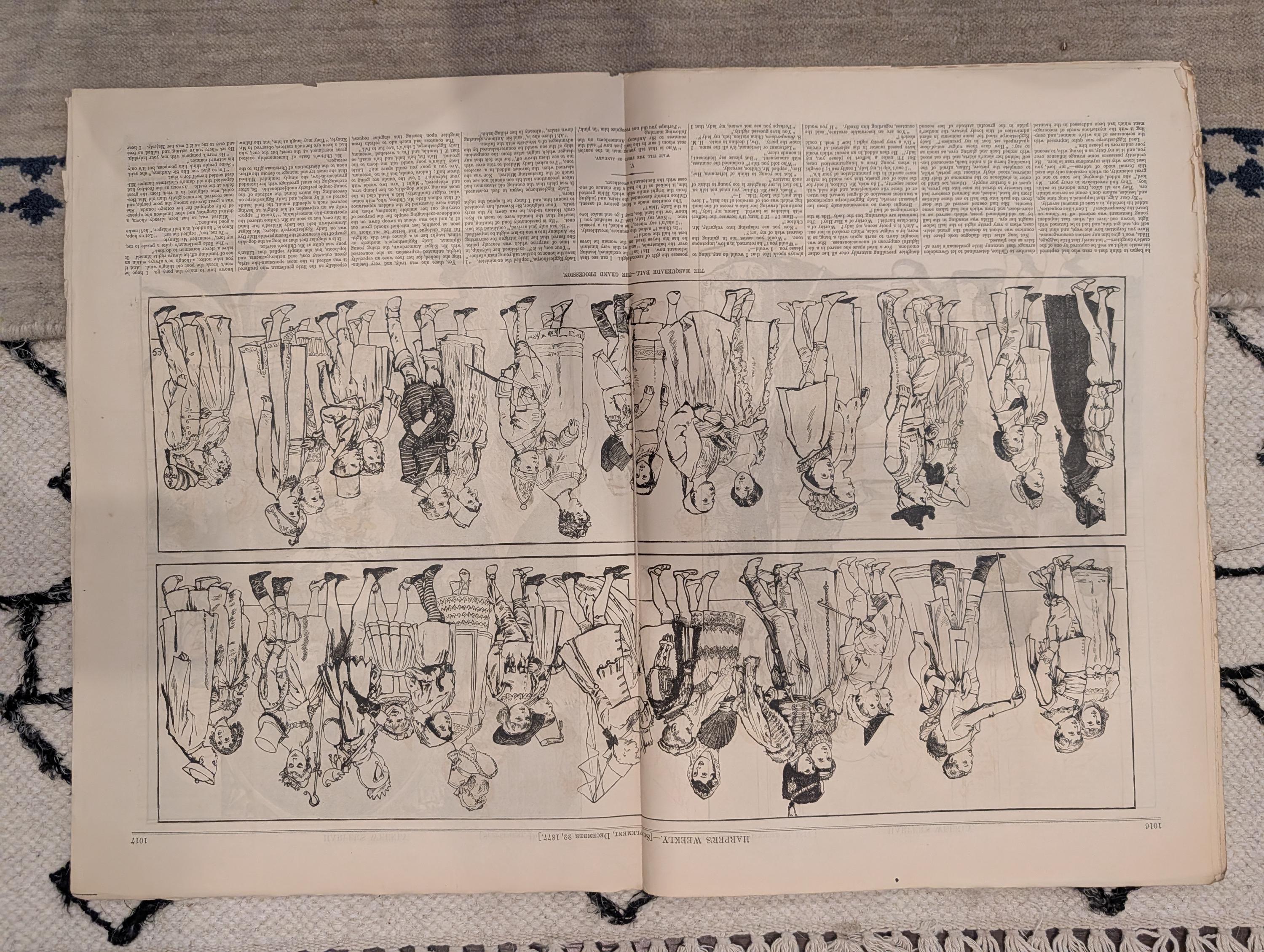 1877 Osman Pasha Plevna, Masquerade Ball, Nast, Victor Hugo — Dec 22