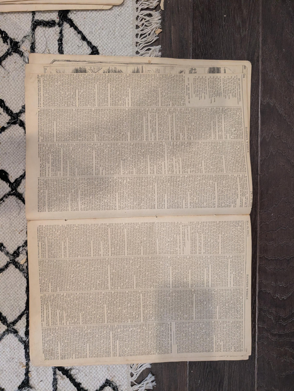 Harper’s Weekly – May 10, 1862 – War on the Mississippi • Capture of New Orleans • Massive Mississippi Map • Yorktown Centerfold