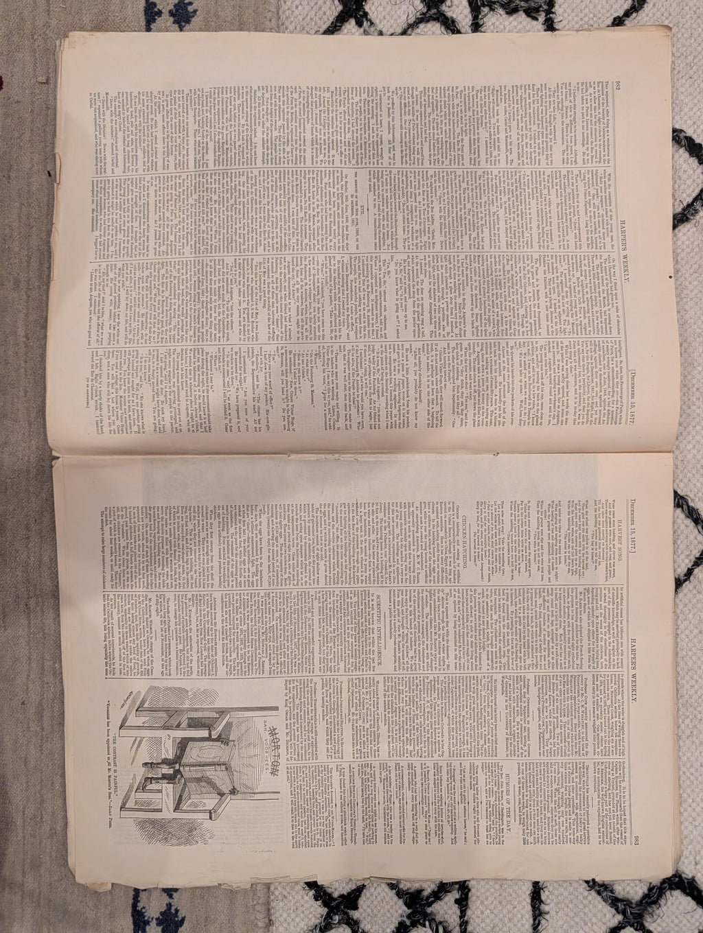 1877 USS Huron Shipwreck Kitty Hawk, Artificial Chicken Hatching, Nast — Dec 15