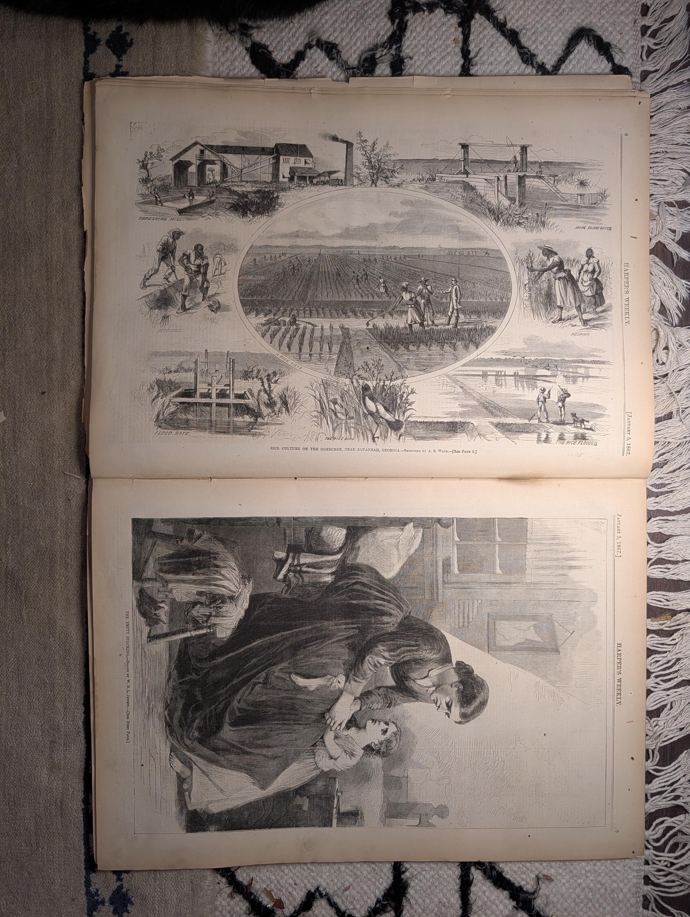 1867 Rice Culture Ogeechee Georgia, Military Asylum, Turkey Shooting — Jan 5
