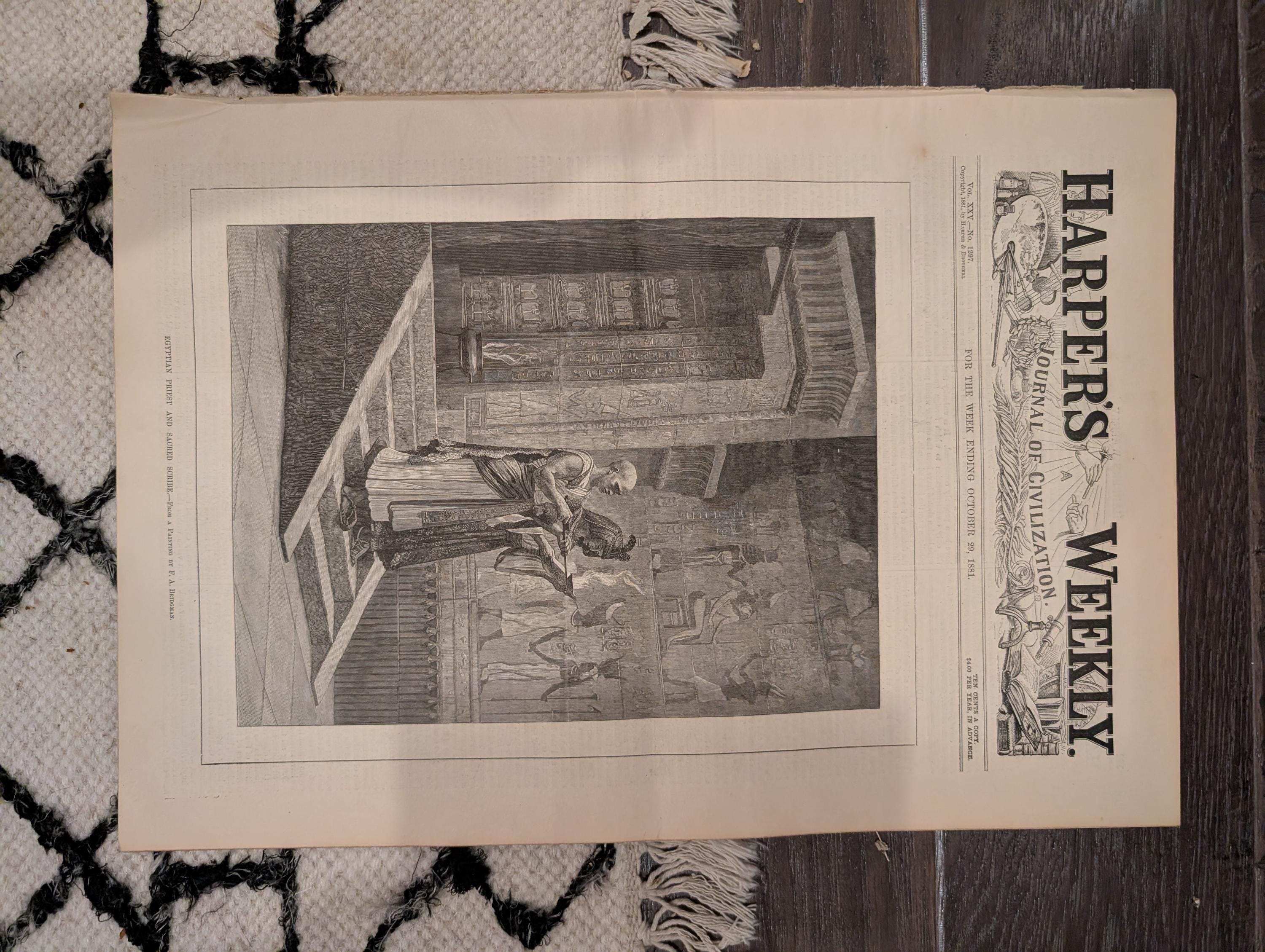 1881 Yorktown Centennial Military Review, Egyptian Priest, Atlanta Cotton Expo — Oct 29