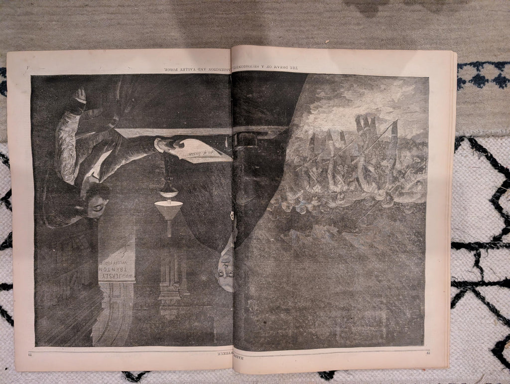 1861 Winslow Homer Jefferson Davis Harper's Weekly Feb 02 Secessionist Dream