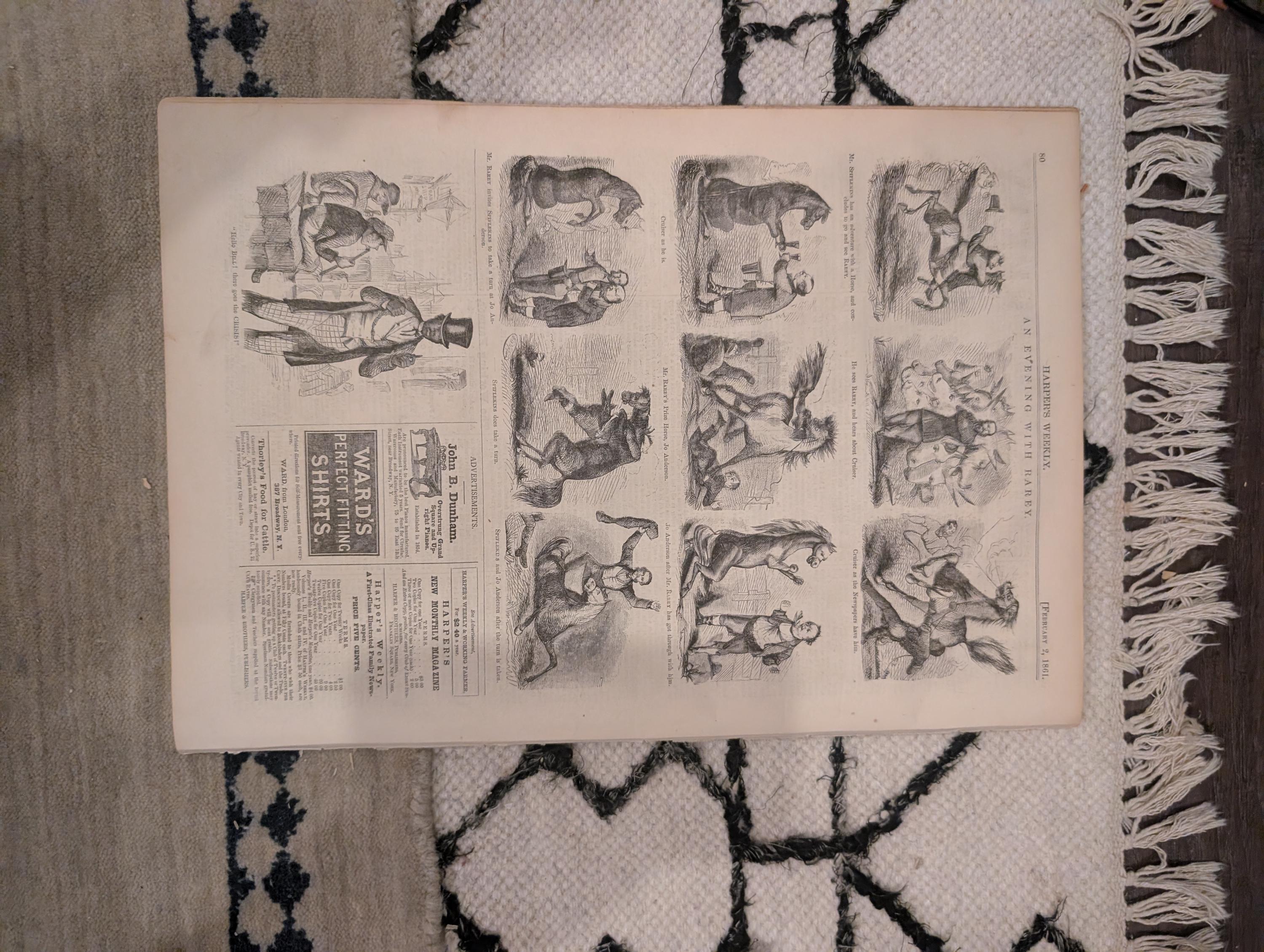1861 Winslow Homer Jefferson Davis Harper's Weekly Feb 02 Secessionist Dream
