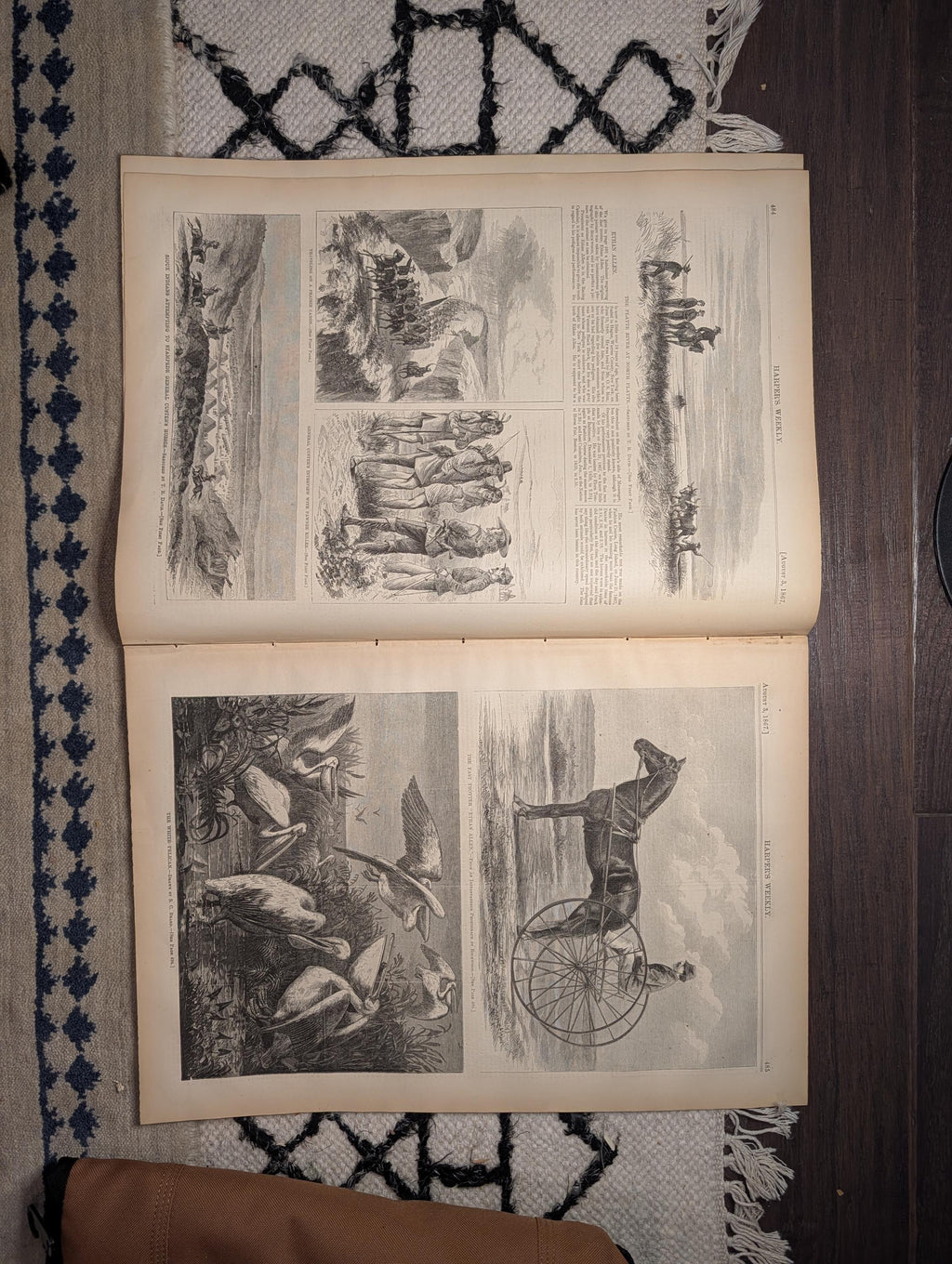 1867 General Custer Sioux Stampede, Black Emigrants North — Aug 3