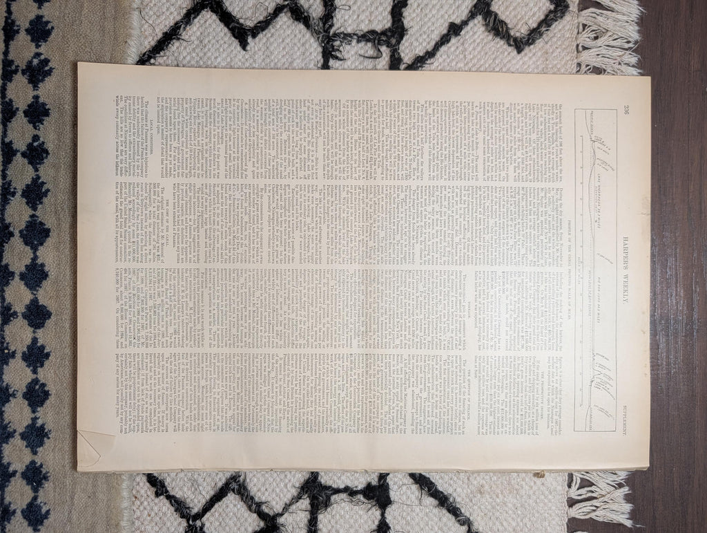 1891 Remington Indian Fishing Front Page, J. Bruce Ismay Pre-Titanic, Badminton — Apr 4