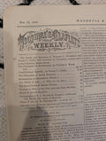 1874 Woodhull & Claflin's Weekly — Victoria Woodhull, Aerial War, Spirits — Nov 28