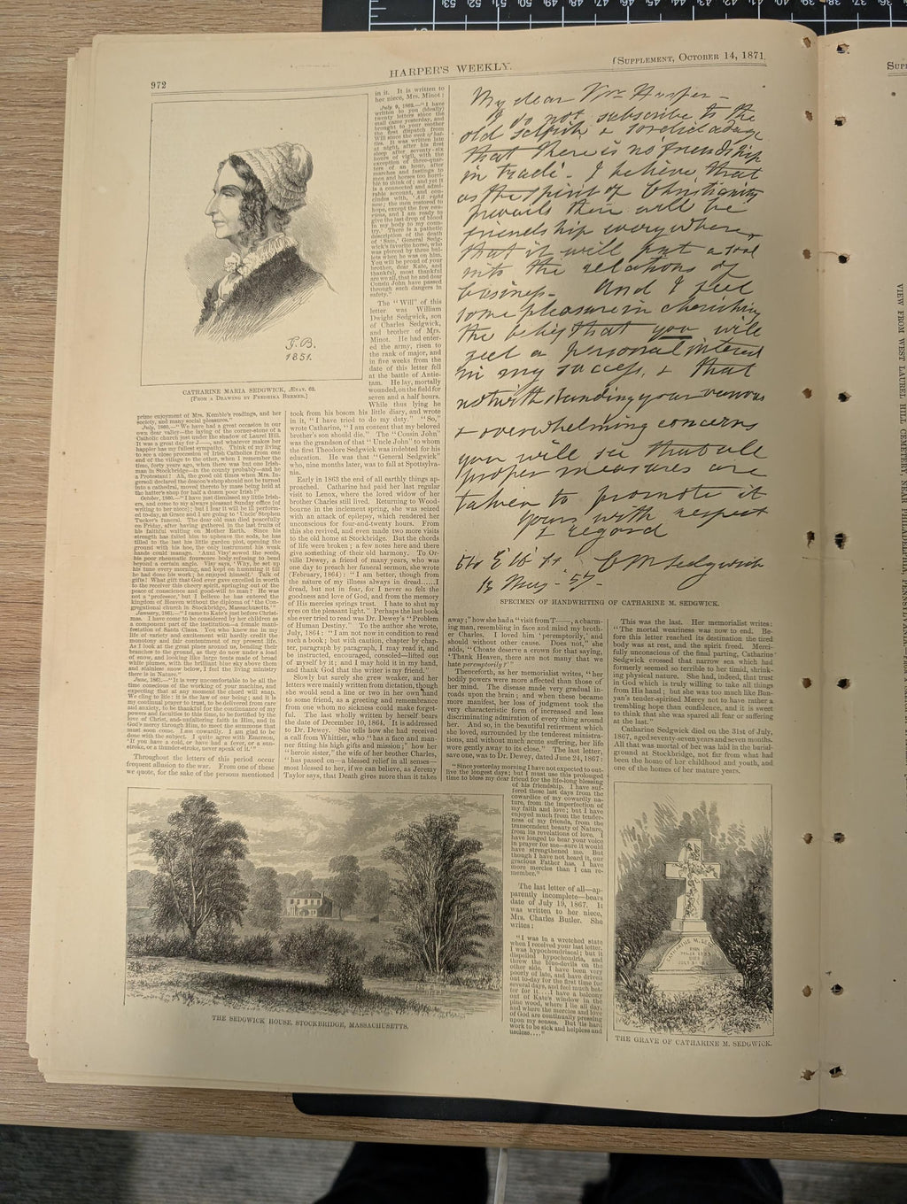 Harper’s Weekly – October 14, 1871 – Complete w/ Supplement (24 pages) | Grand Duke Alexis, Nast Tweed Ring Cartoons, Elephant vs. Bull Figh