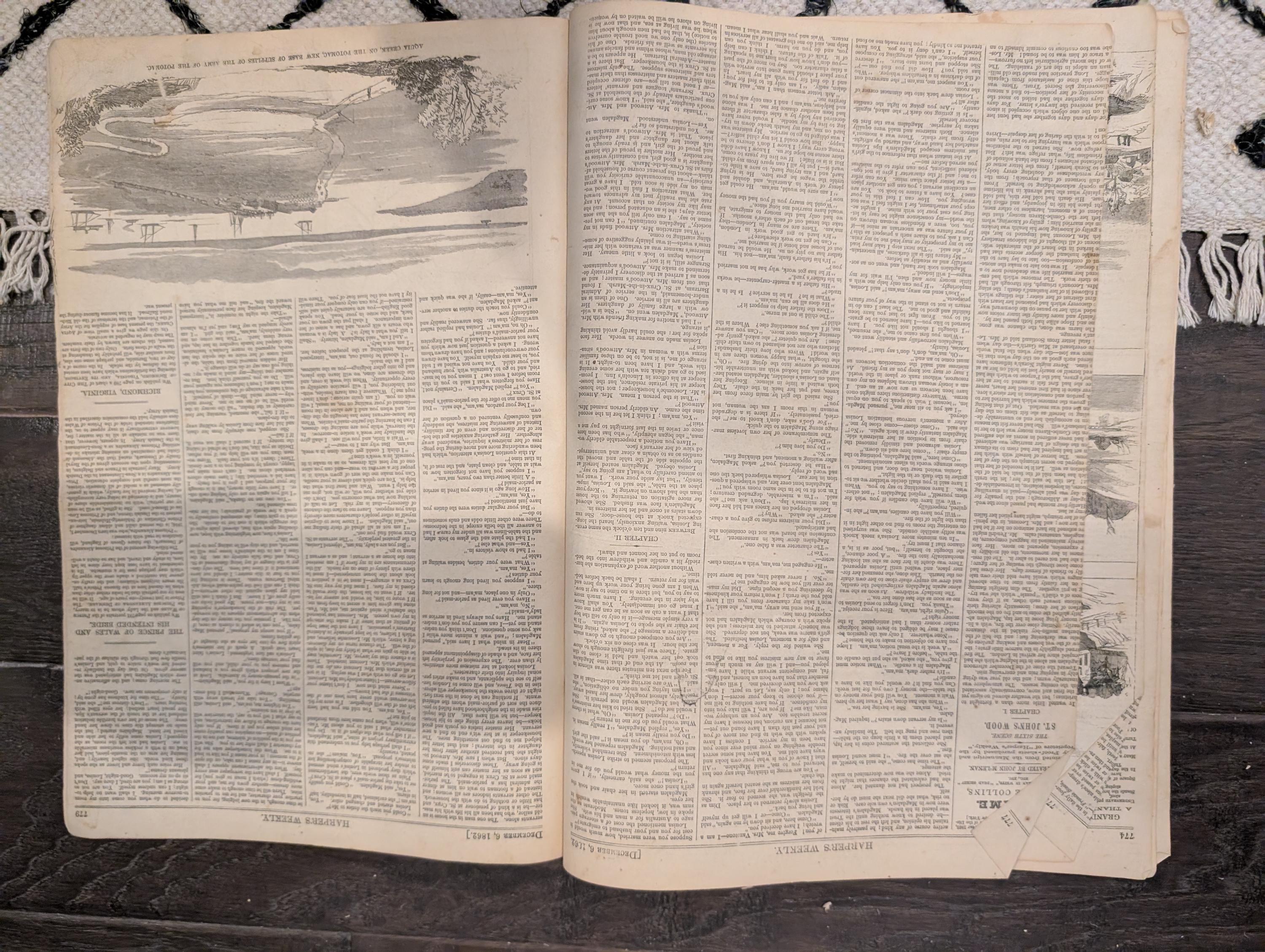 Harper’s Weekly – December 6, 1862 – Fredericksburg Views • Passaic Ironclad • Gen. Nathaniel P. Banks