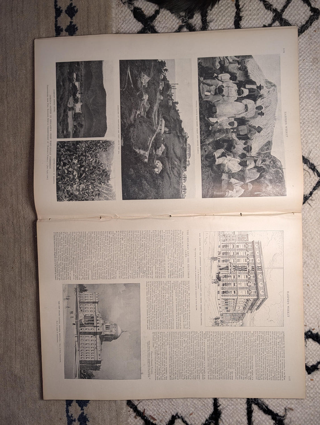 1898 Art Treasures of New York Centerfold, Jamaica, Ponce Puerto Rico — Dec 3