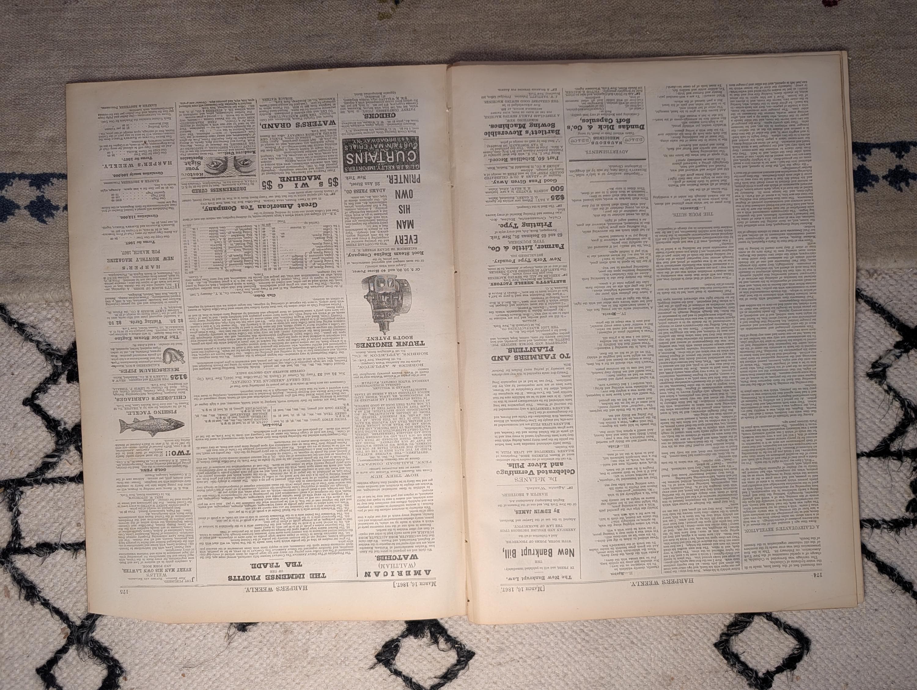 1867 Black Man Votes "Ballot Box" Predates "First Vote" Indian Delegation Mar 16