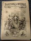Harper’s Weekly – September 9, 1871 | United Italy Cover, Standing Buffalo Sioux, Korean Expedition, Tammany Hall | Complete w/ Supplement