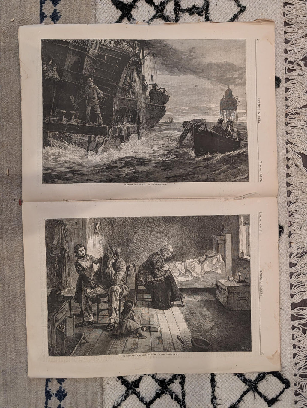1877 Hudson Bay Christmas, Cherokee Syllabary, Italian Children — Jan 13
