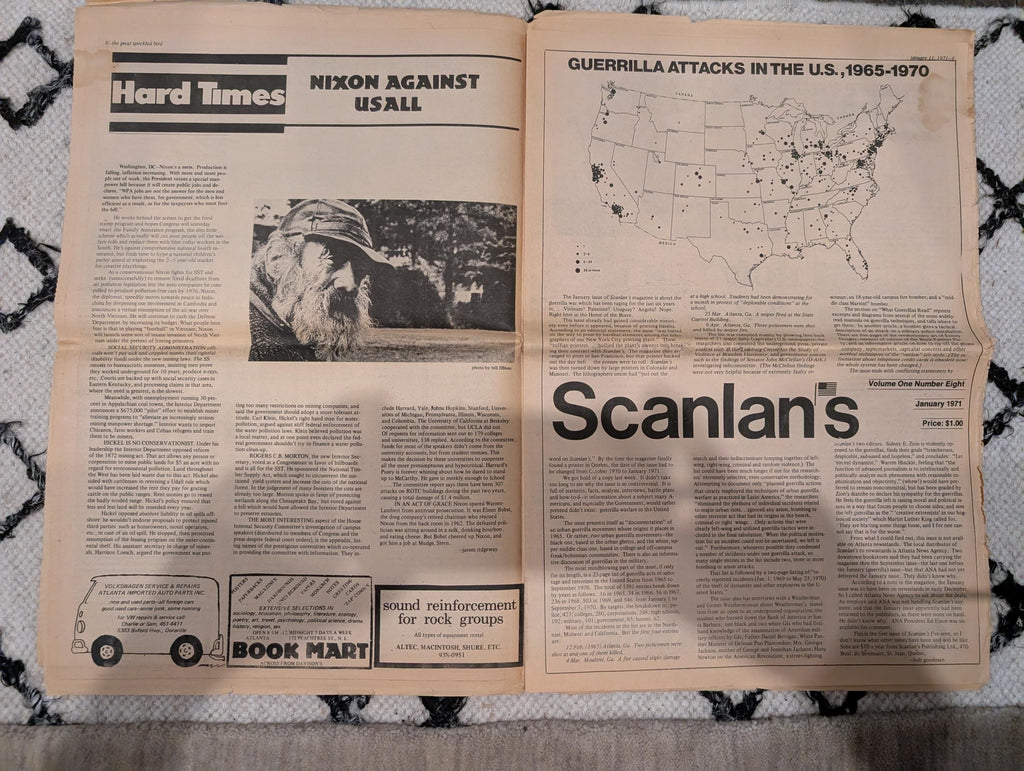 The Great Speckled Bird | January 11, 1971 | Underground Newspaper | Black Panther Trial, Nixon, CIA & Dope, Hampton Grease Band