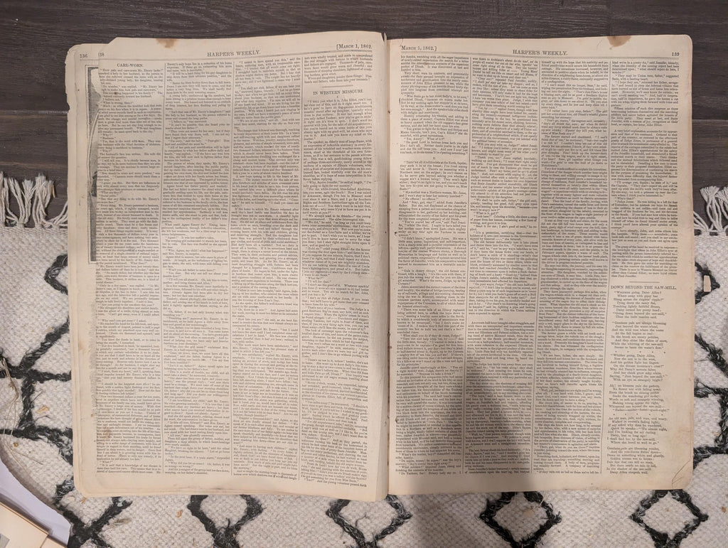 Harper’s Weekly – March 1, 1862 | Civil War: Fort Donelson, Roanoke Island, Savannah River, Kentucky, NC