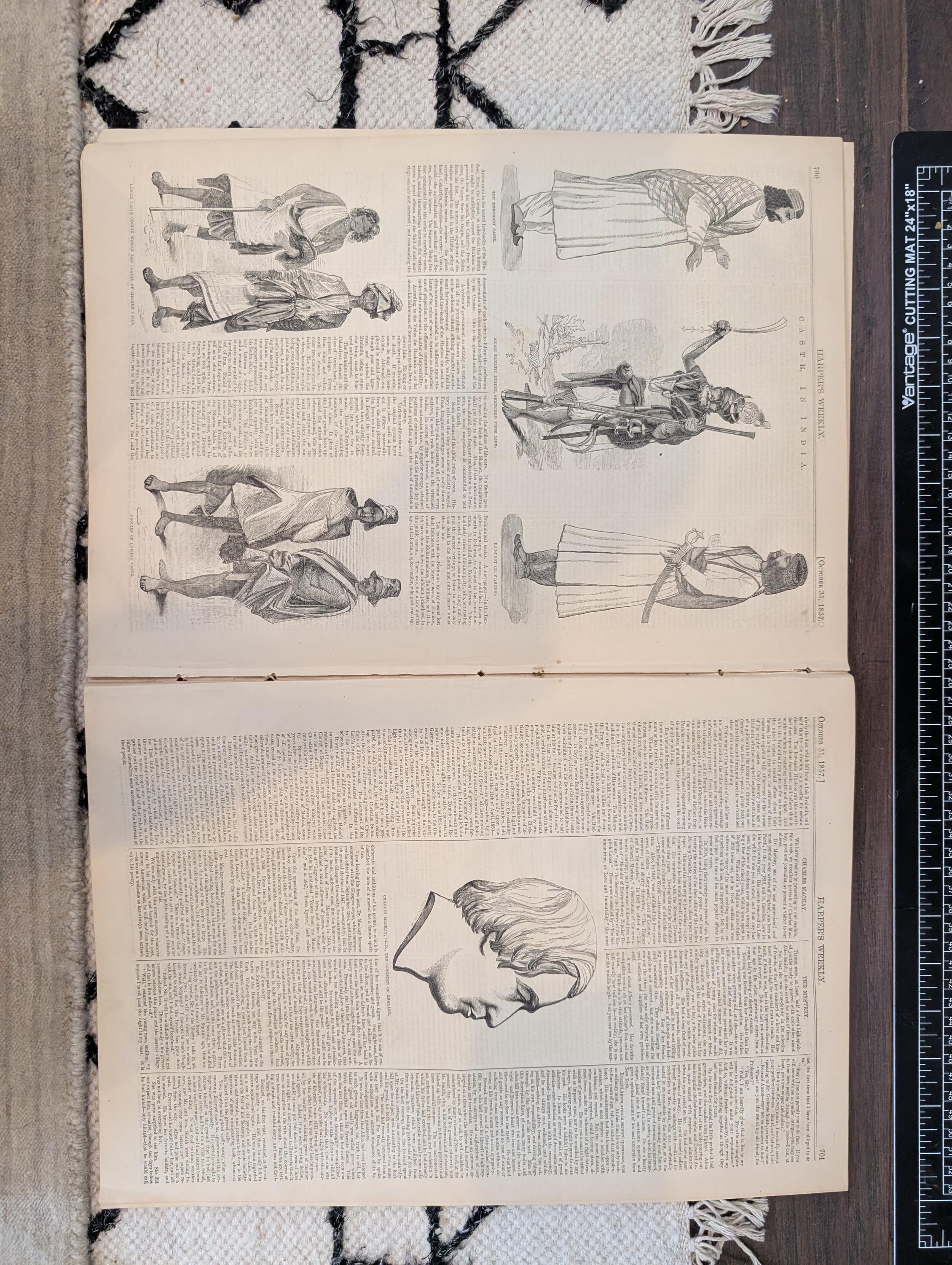 1857 Charles Dickens Harper's Weekly October 31 Panic of 1857 Wall Street