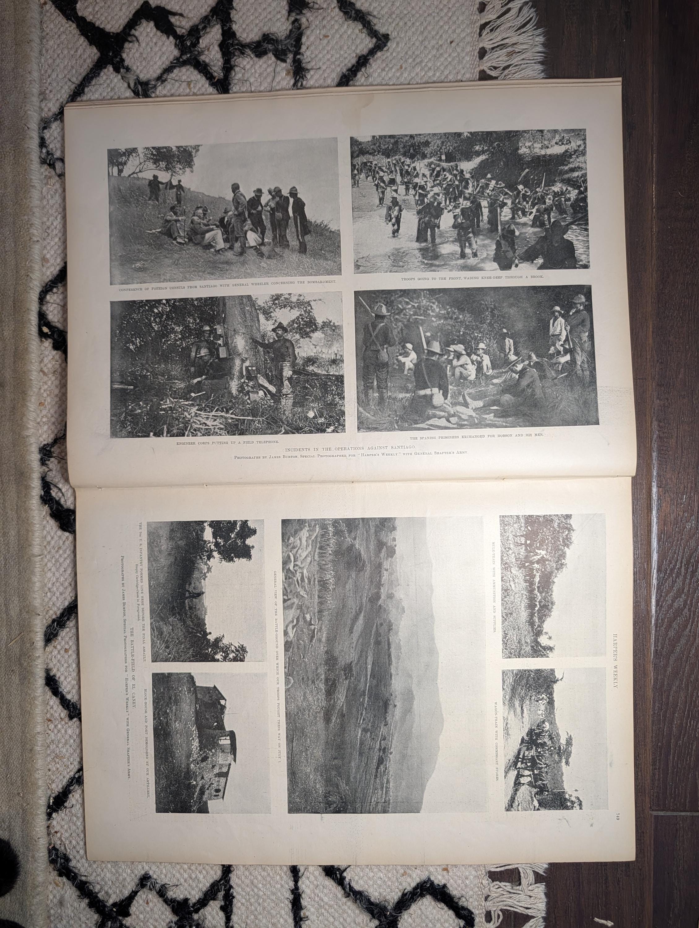 1898 San Juan Hill Charged & Captured, Cervera's Fleet Destroyed — Jul 30