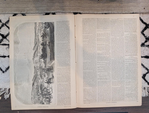 1857 San Francisco and Salt Lake City Harper's Weekly July 11 Brigham Young