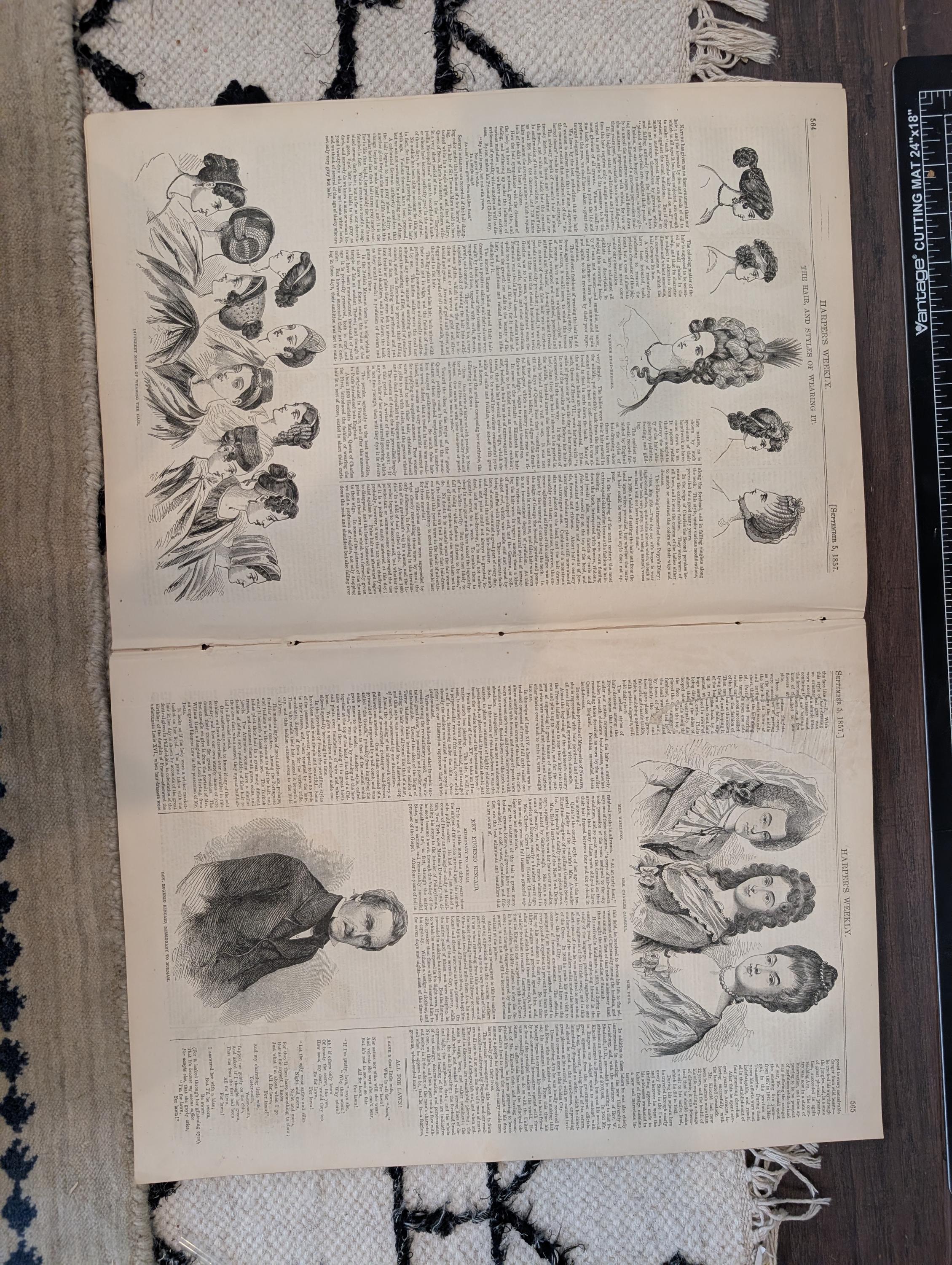 1857 Princess Charlotte Harper's Weekly September 05 African Exploration Cana