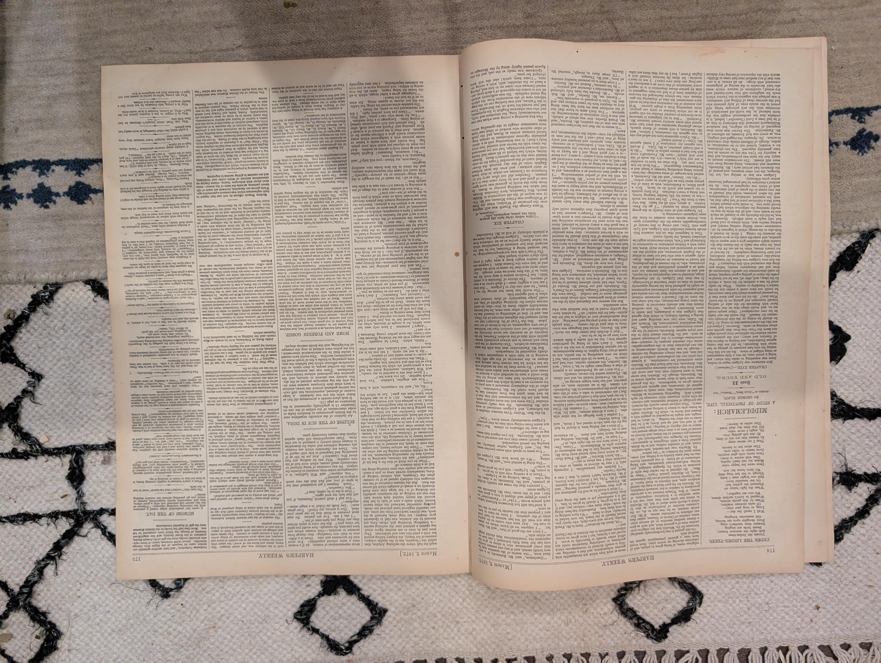 1872 Oliver Twist Harper's Weekly March 02 India Eclipse Fagin