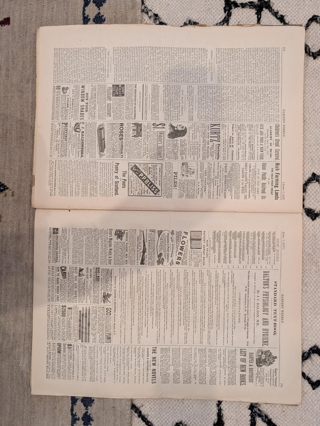 1877 Gen. Miles vs. Indians, Panama Railroad, York Minster — Apr 7