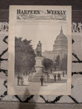 Harper’s Weekly May 14, 1887 – Garfield Monument, Metropolitan Museum Art Prints, Statues, Capitol Scene, Complete Issue