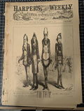 Harper’s Weekly – September 30, 1871 – Complete Issue with Supplement | Thomas Nast Tammany Cartoon, American River Ganges, Mormon Tabernacl