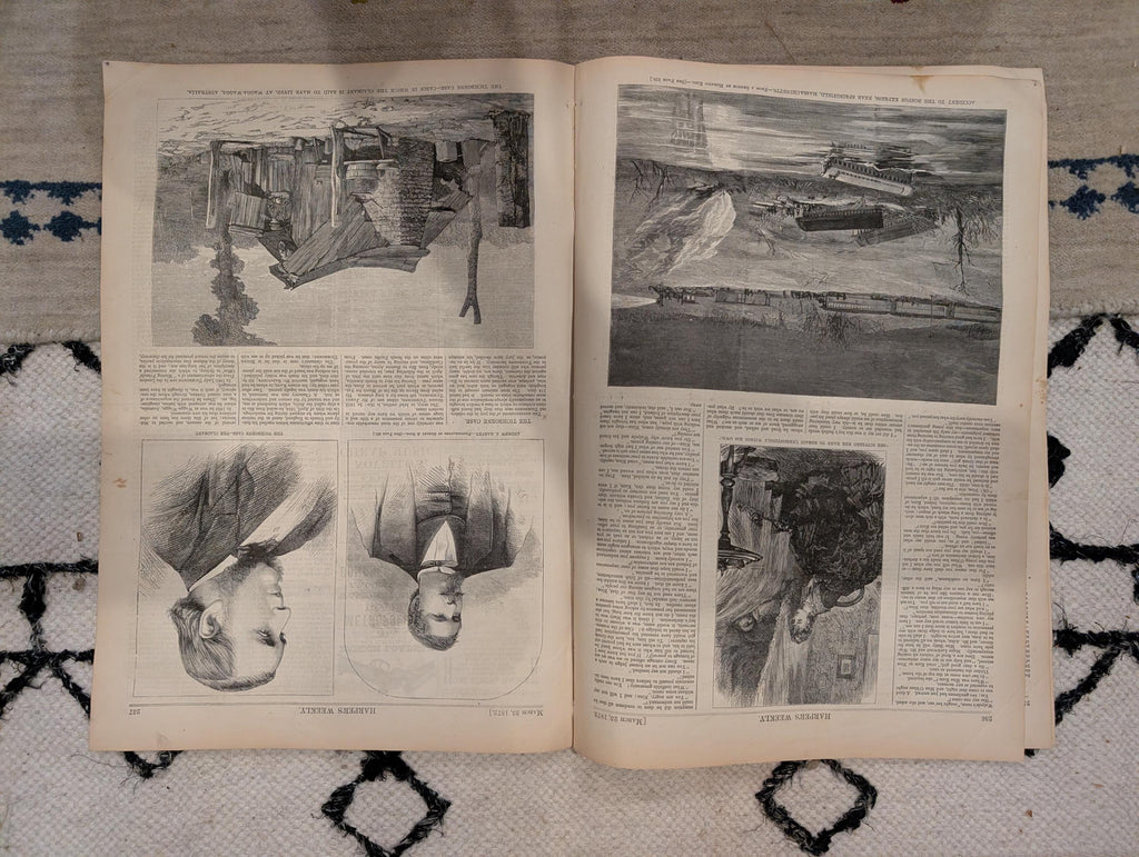 1872 Wagga-Wagga Tichborne Case Harper's Weekly March 23 Thomas Nast