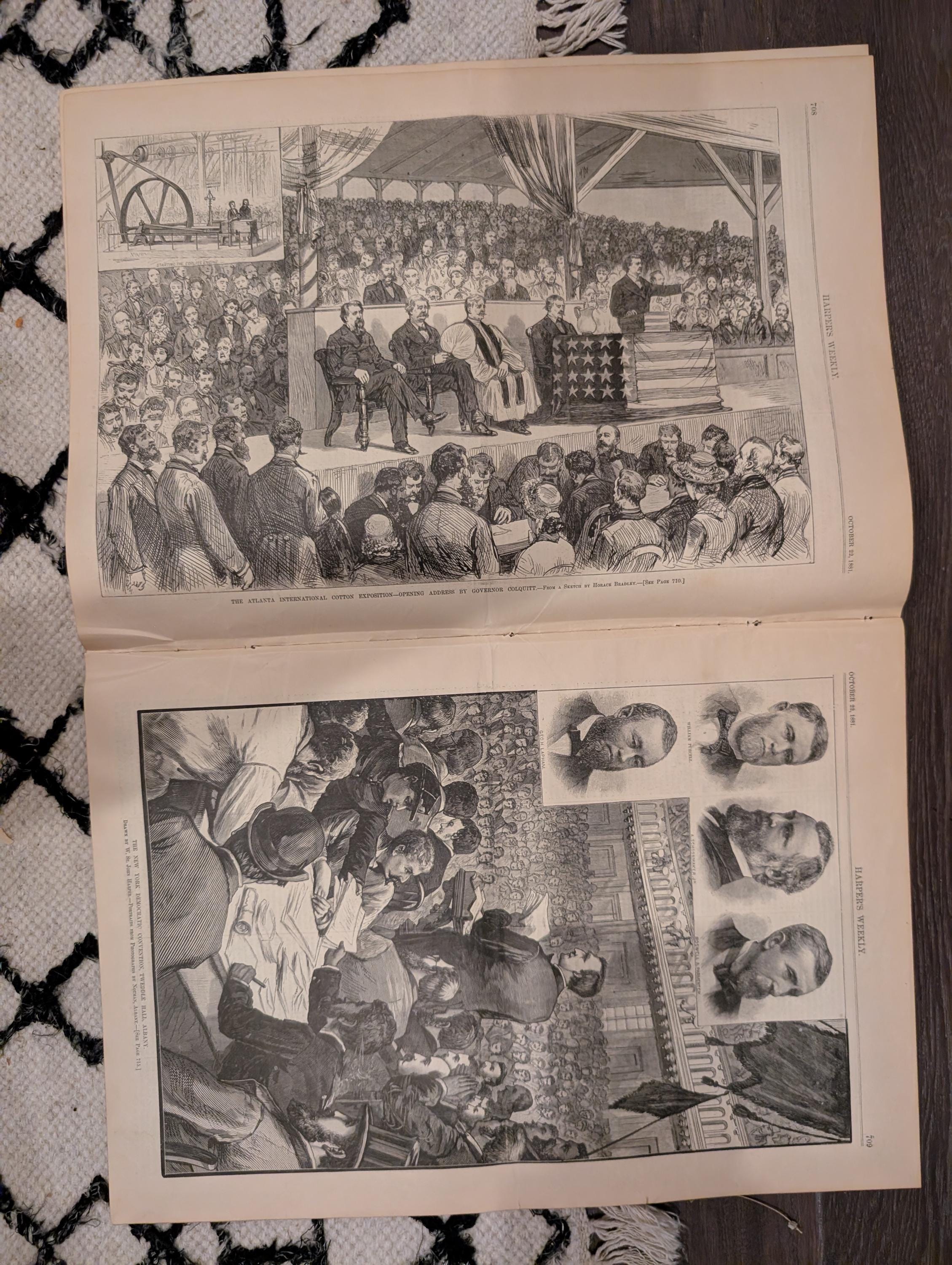 1881 Cornwallis Surrender Yorktown Centennial, Howard Pyle Supplement, Baltimore — Oct 22