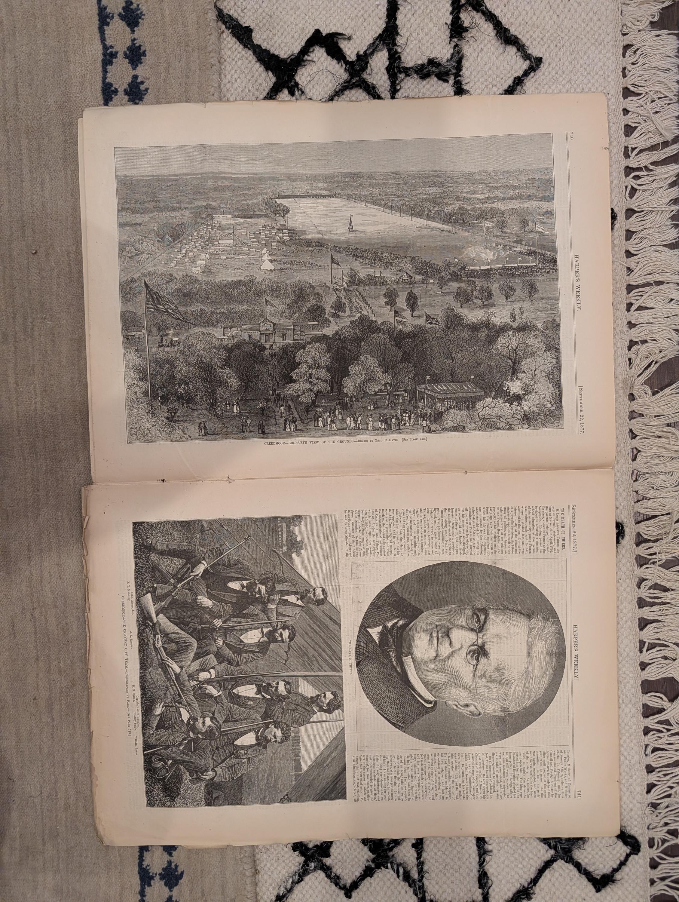 1877 John Brown Monument Kansas, Creedmoor Match, Battle of Plevna — Sep 22