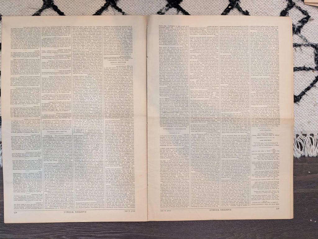 1881 Nast Albany Humiliation, Spirit of '76 Supplement, Rochester Cathedral — Jul 16