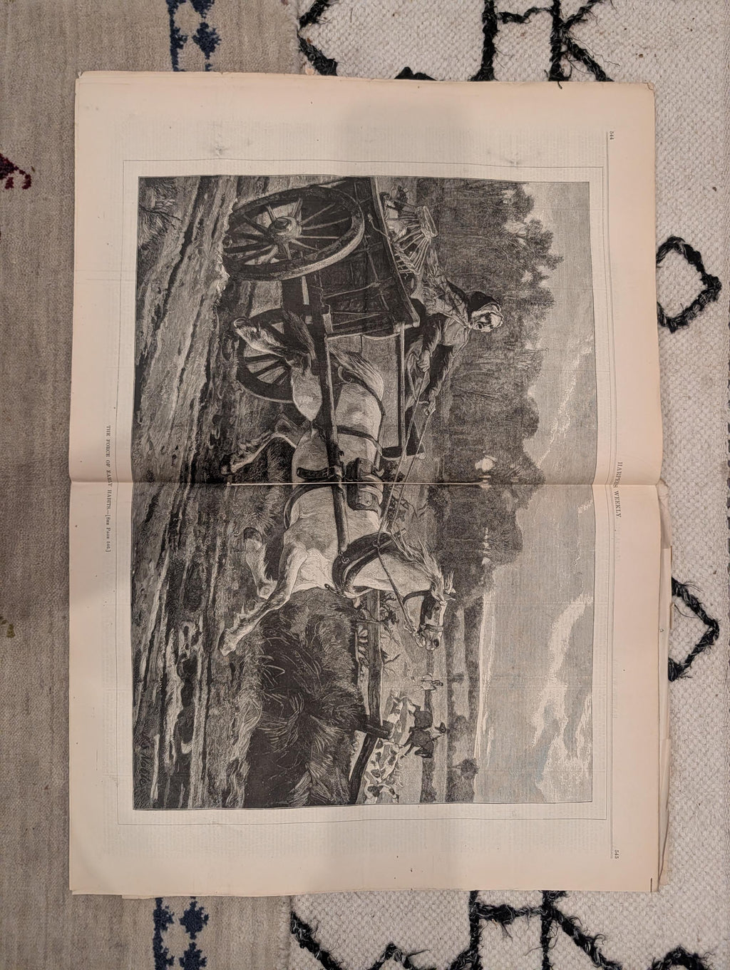 1877 Black Family 4th of July, Paul Jones Victory, Nast, Gambetta — Jul 14