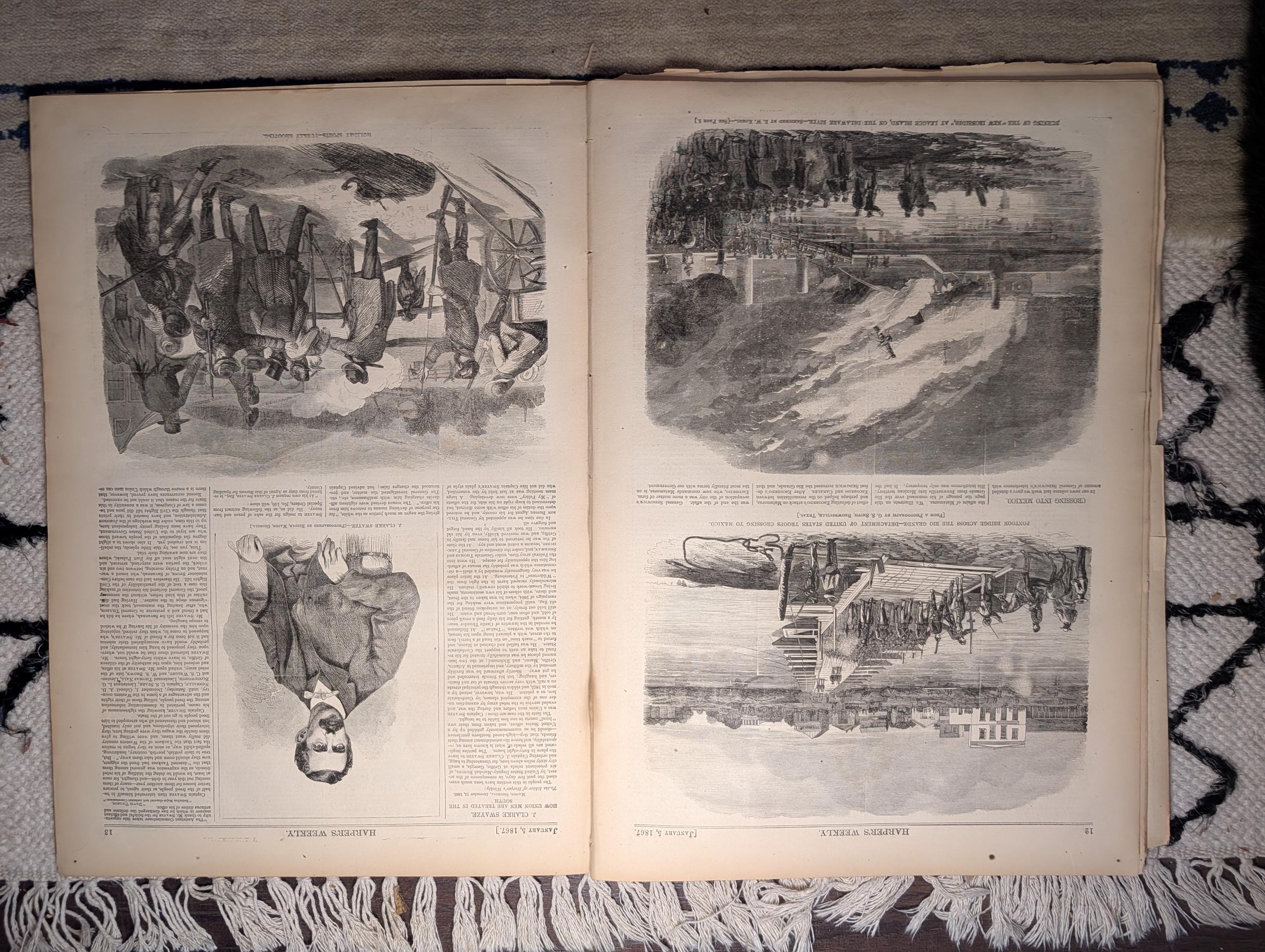 1867 Rice Culture Ogeechee Georgia, Military Asylum, Turkey Shooting — Jan 5