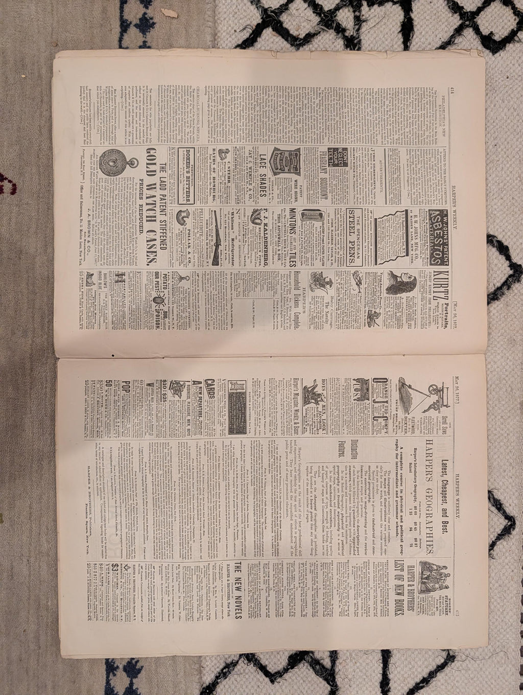 1877 Westminster Dog Show, Nast Czar War, Circular Ironclad, Barnum — May 26
