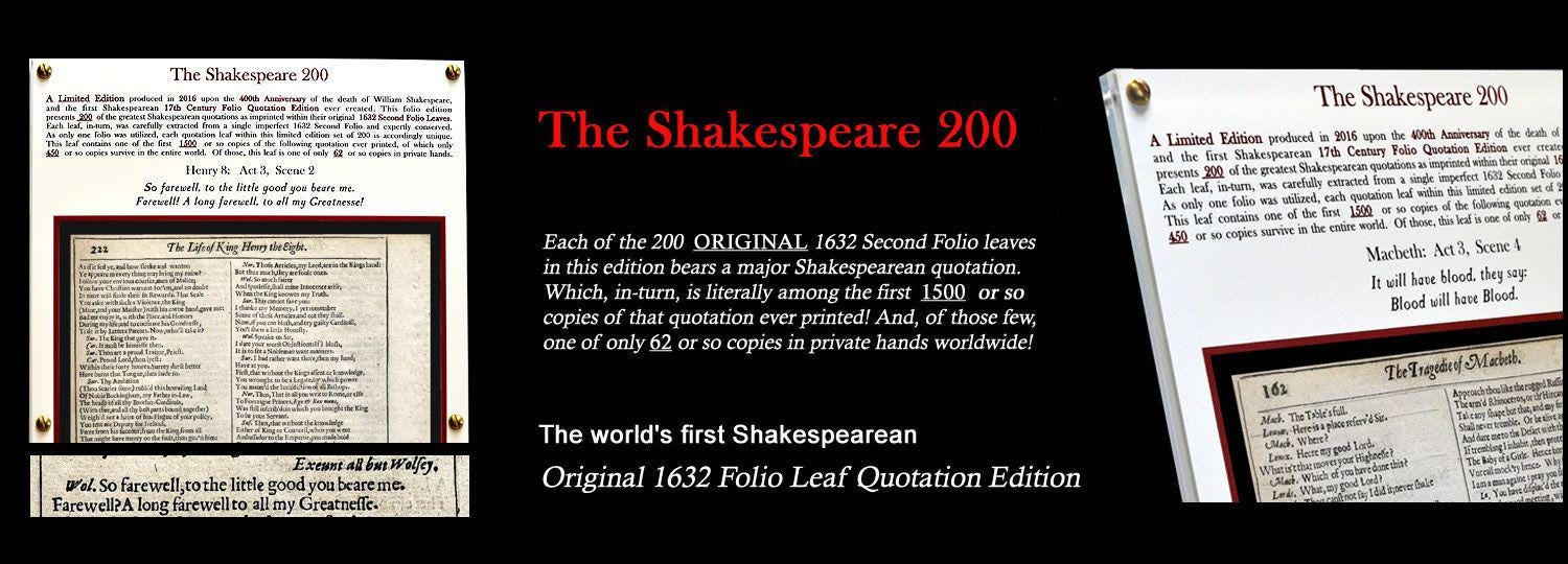 1632 Shakespeare Second Folio Leaf | The Winters Tale: Act 4, Scene 4