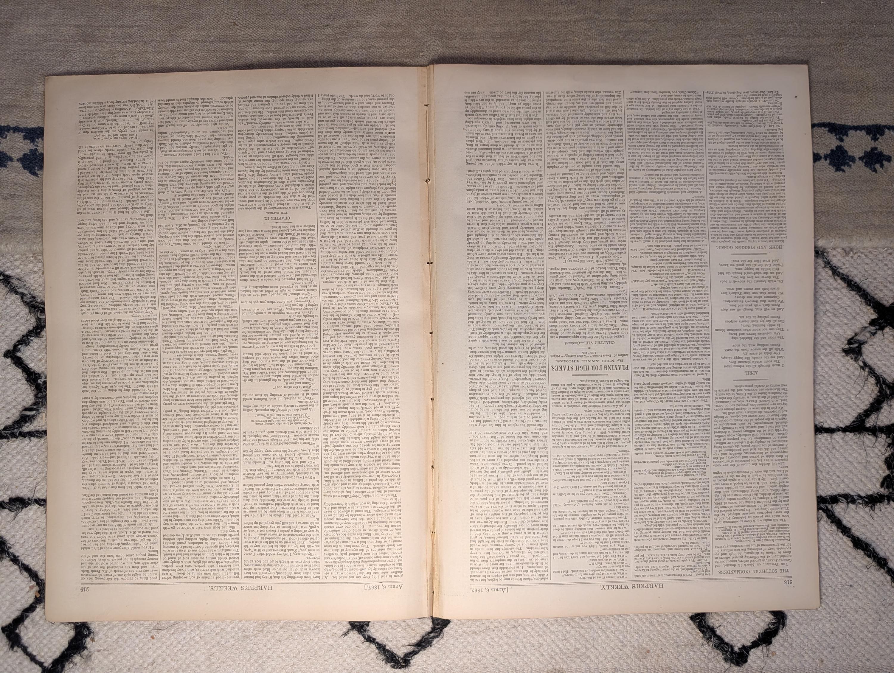 1867 Nast St. Patrick's Day, Reconstruction Commanders Centerfold — Apr 6